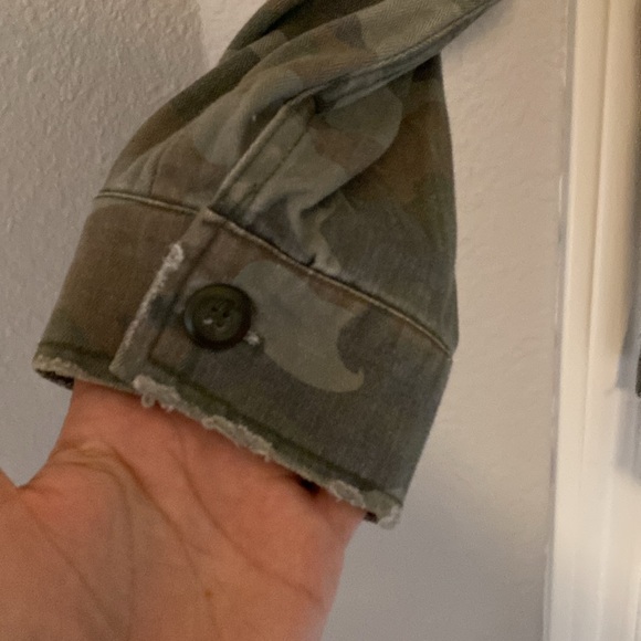 Saks FiFth Ave Camo Jacket - Picture 3 of 5